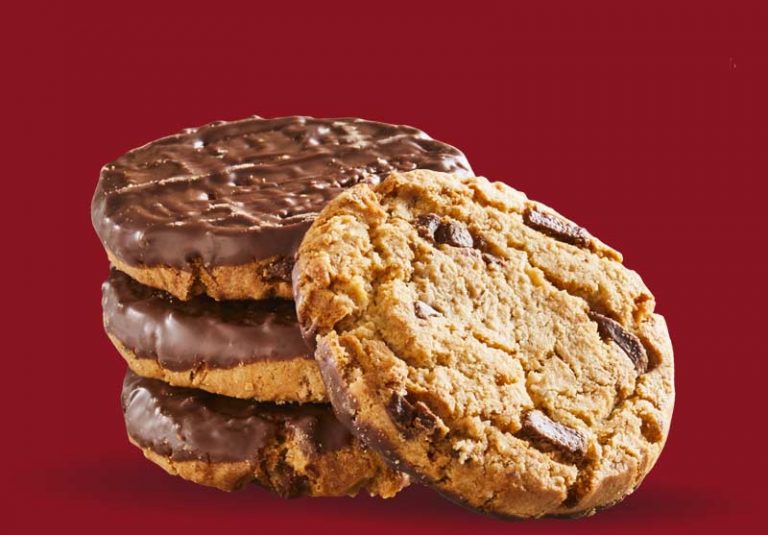 Chocolate covered cookies by the American Cookie Company